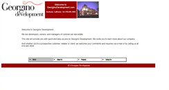 Desktop Screenshot of georginodevelopment.com
